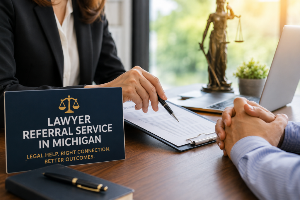 Michigan lawyer referral service